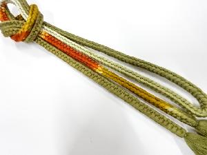 正絹　手組帯締め